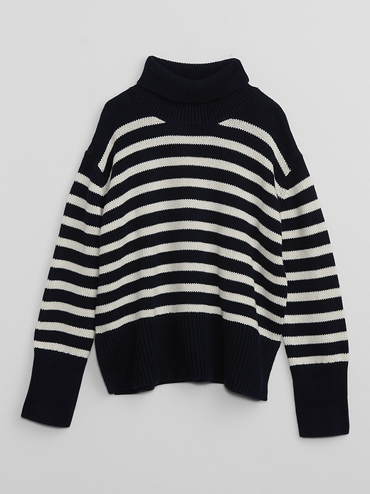 View large product image 1 of 1. Kids 24/7 Split-Hem Turtleneck Sweater