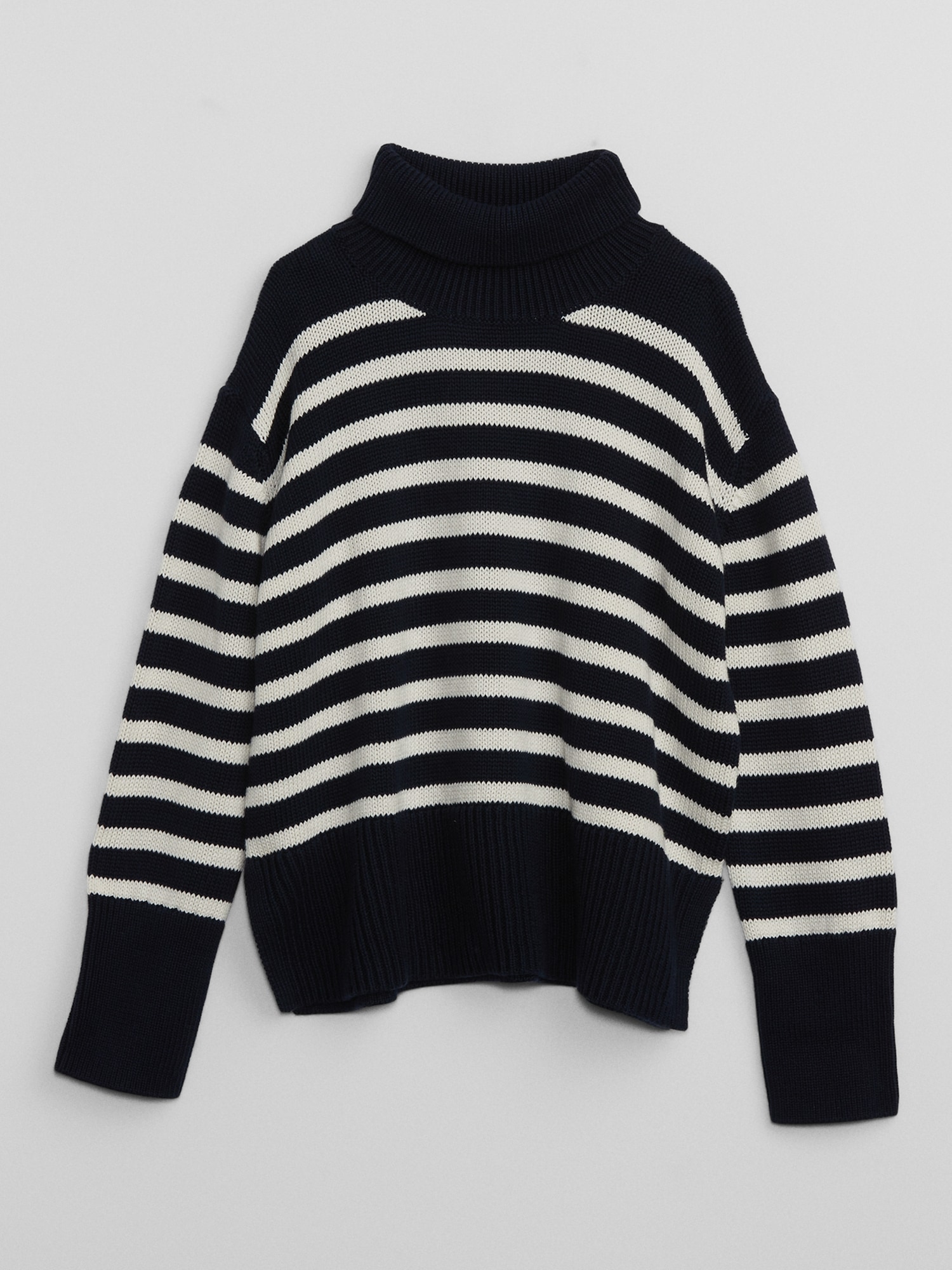 Kids 24/7 Split-Hem Turtleneck Sweater