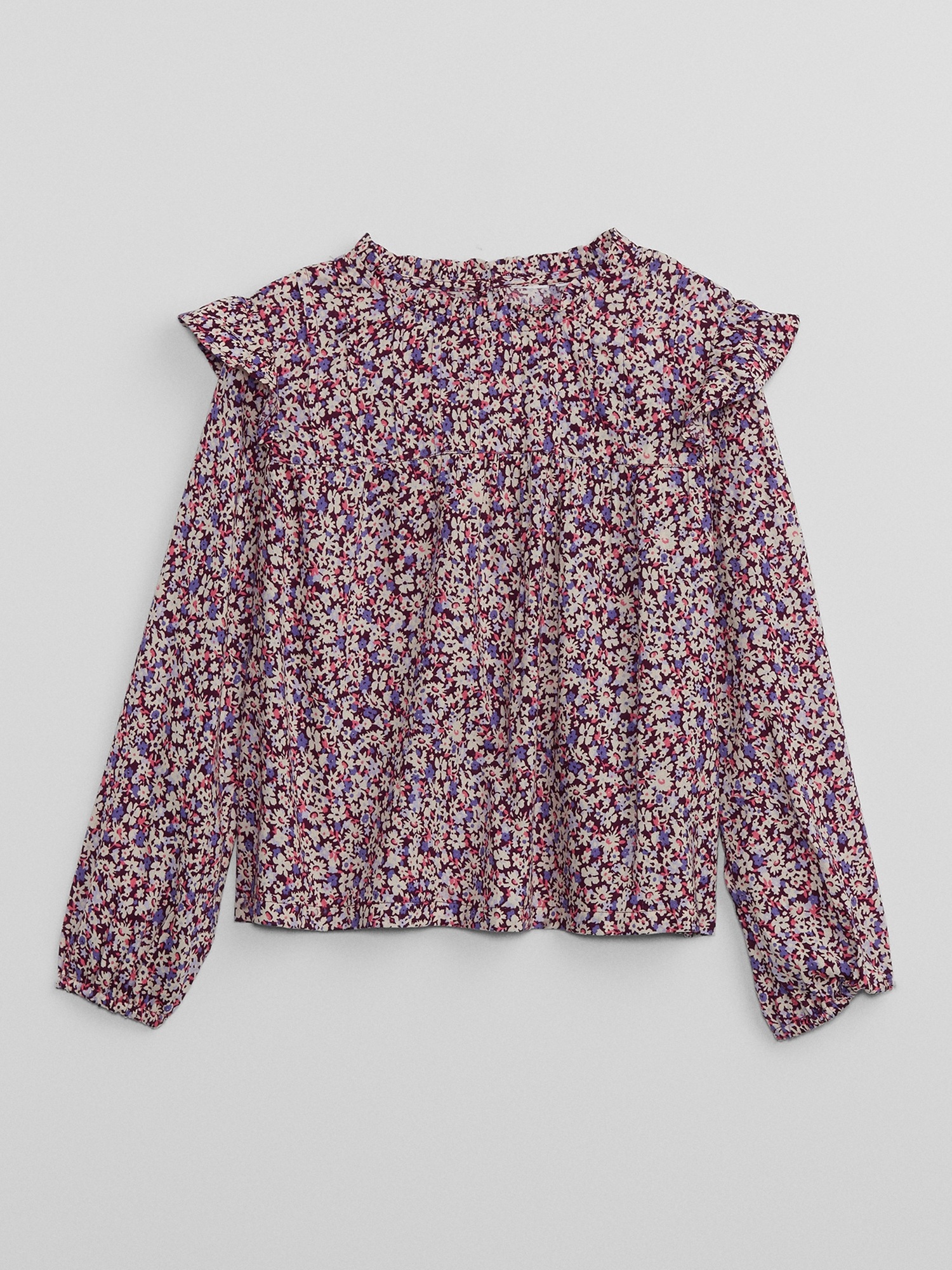Kids Print Pintuck Top