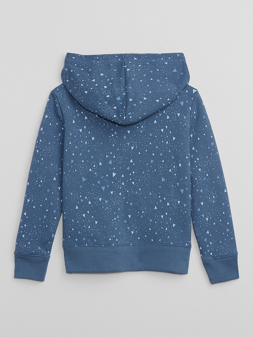 View large product image 2 of 2. Kids Gap Logo Print Zip Hoodie