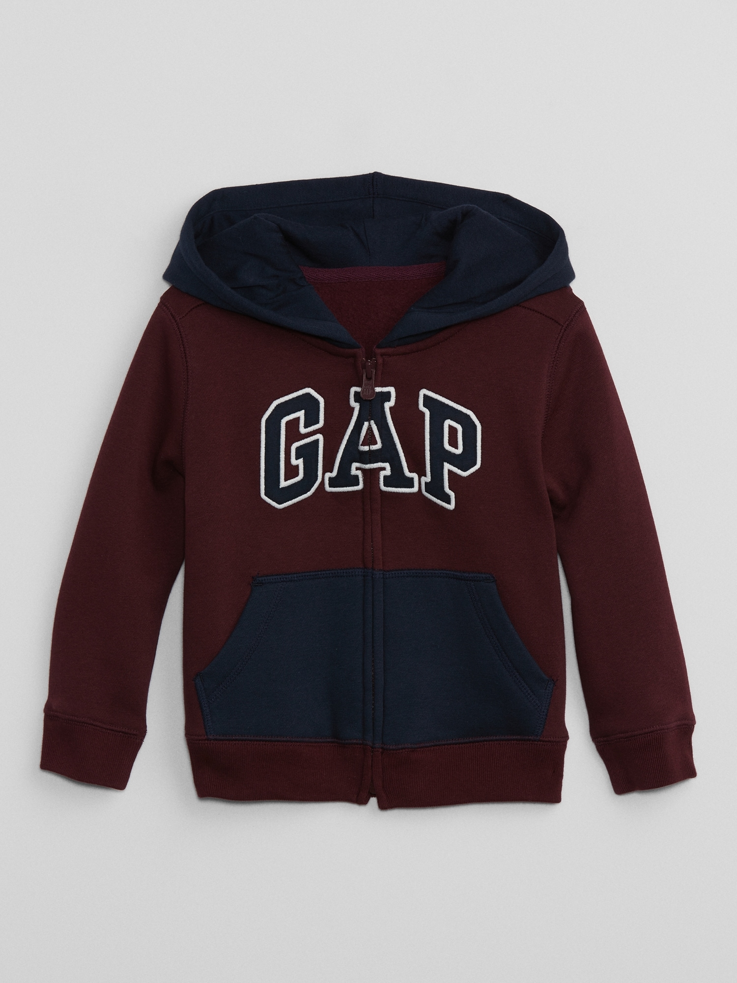 babyGap Logo Colorblock Zip Hoodie