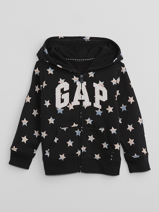 babyGap Logo Print Zip Hoodie | Gap Factory