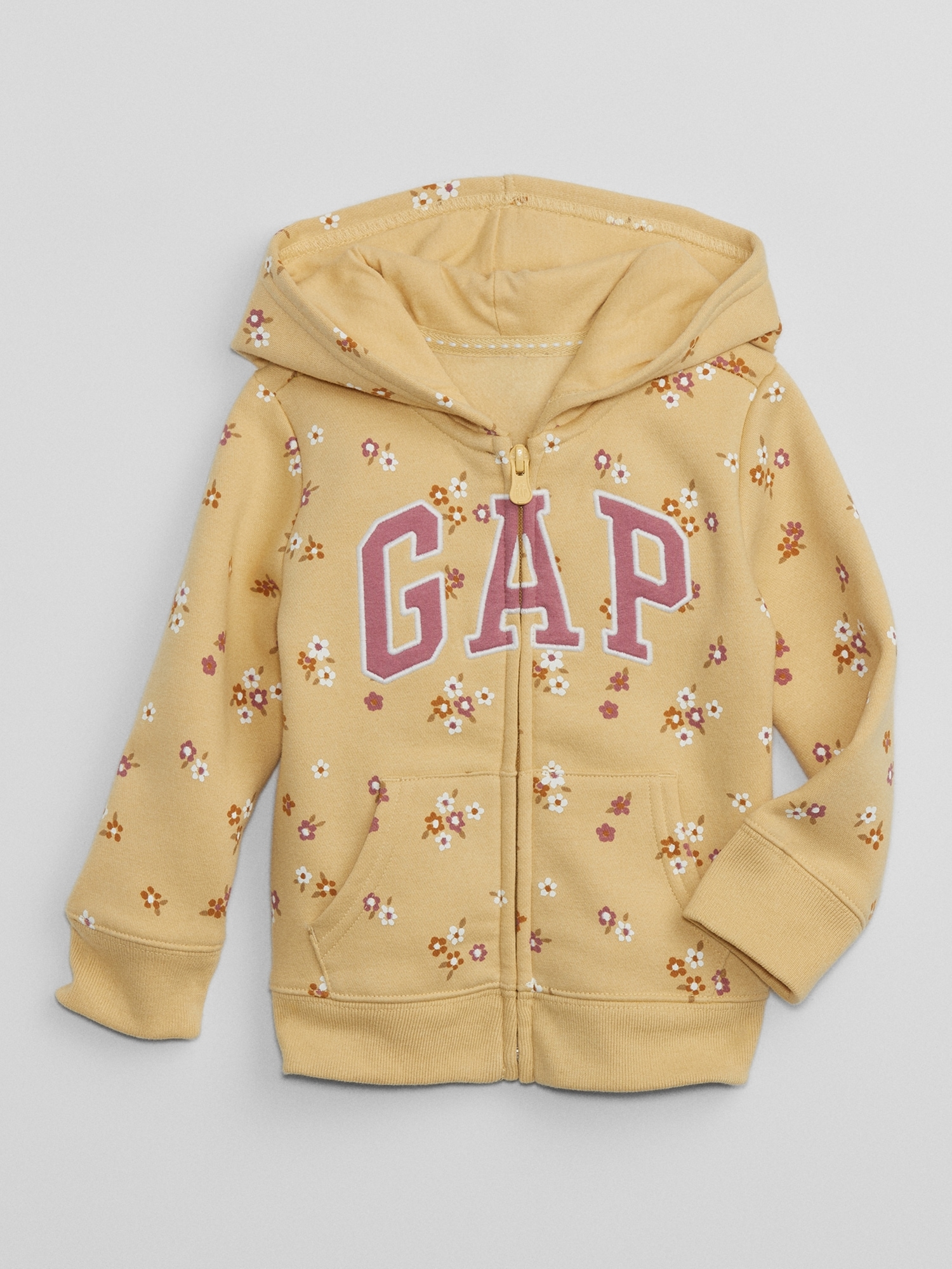 babyGap Logo Print Zip Hoodie