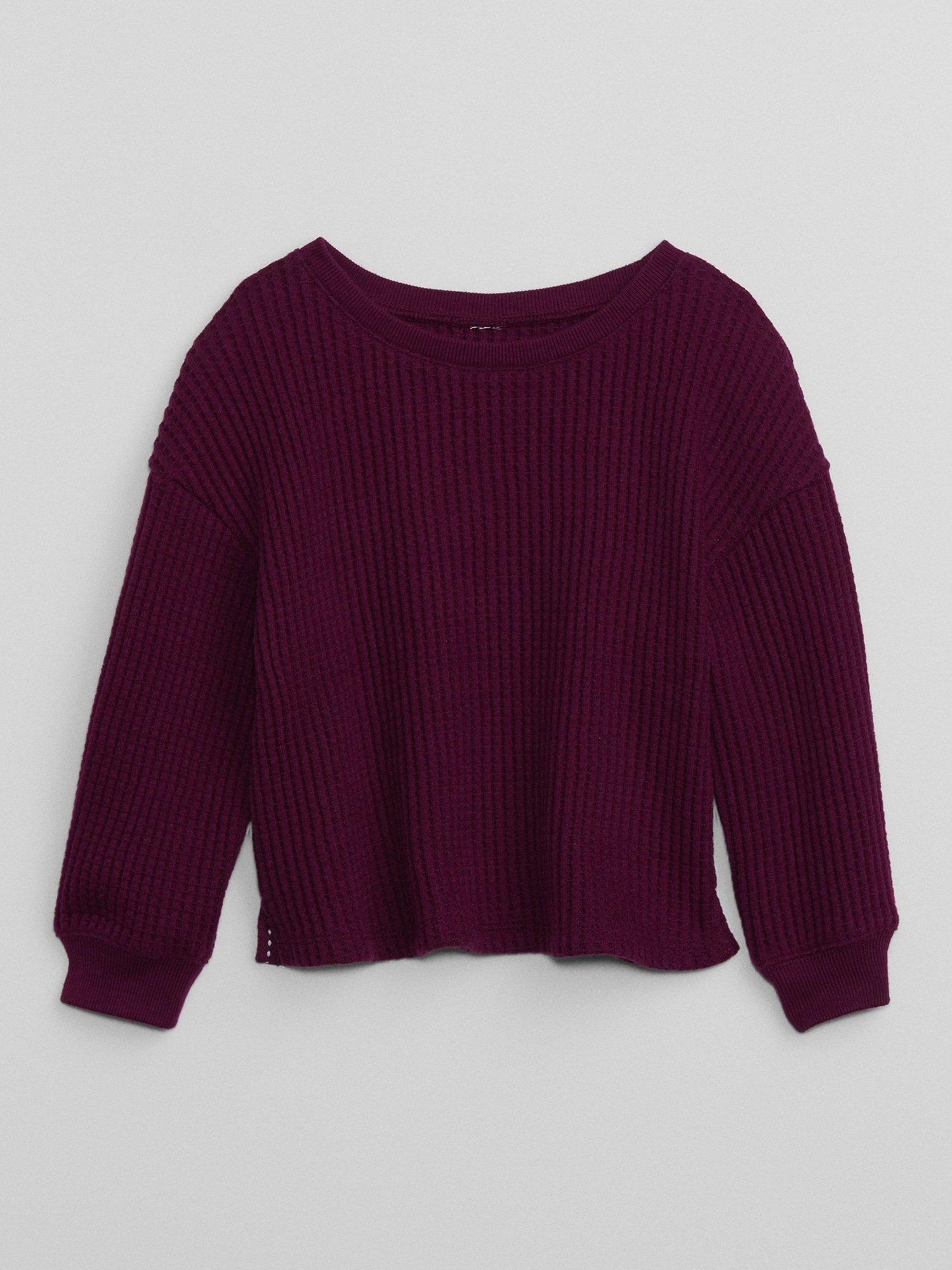 babyGap Waffle-Knit Sweatshirt
