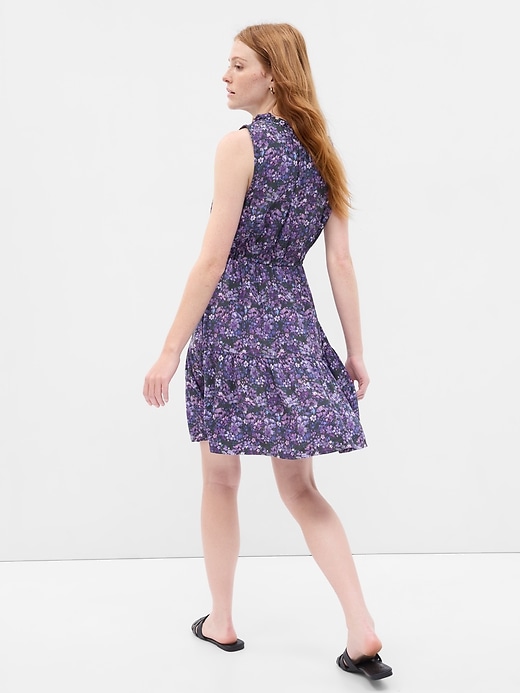 Image number 2 showing, Sleeveless Splitneck Mini Dress