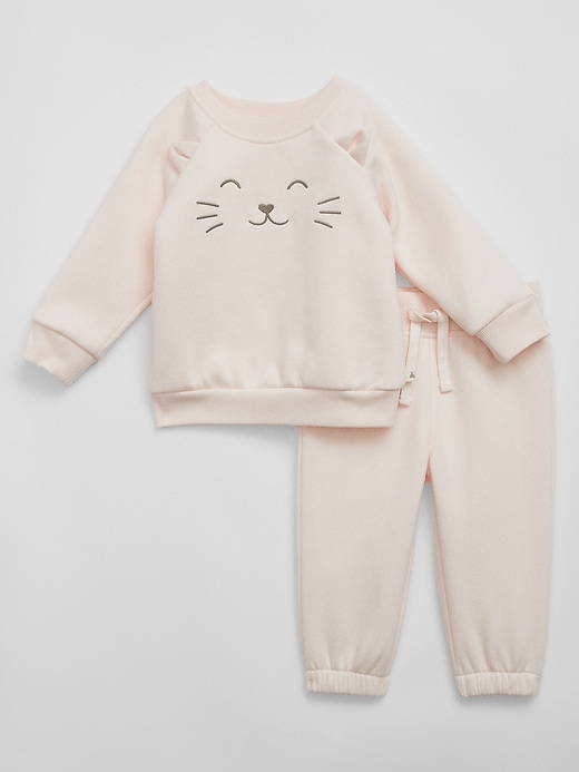 View large product image 1 of 3. Baby Kitty-Cat Two-Piece Outfit Set