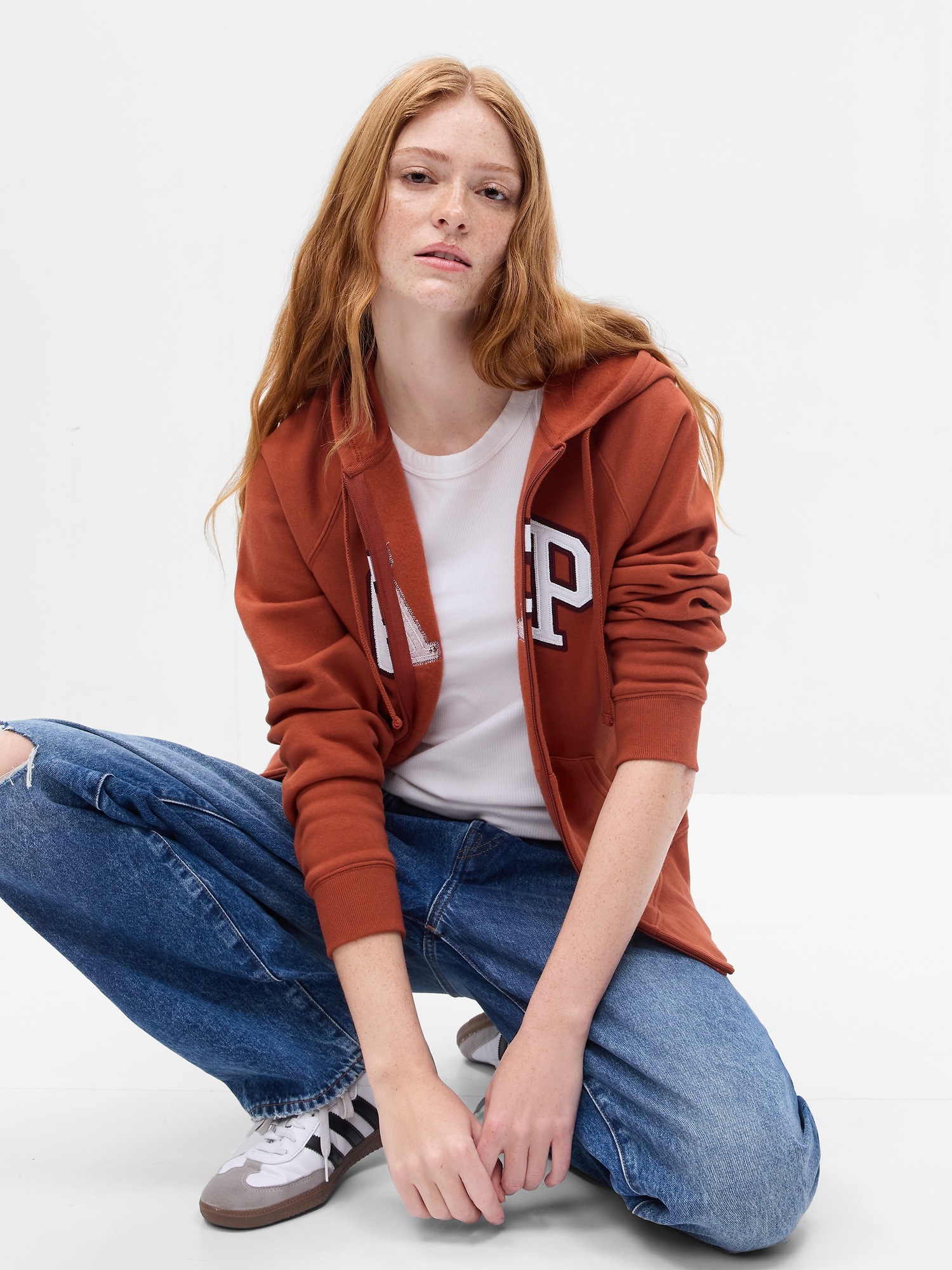 Gap Logo Zip Hoodie | Gap Factory