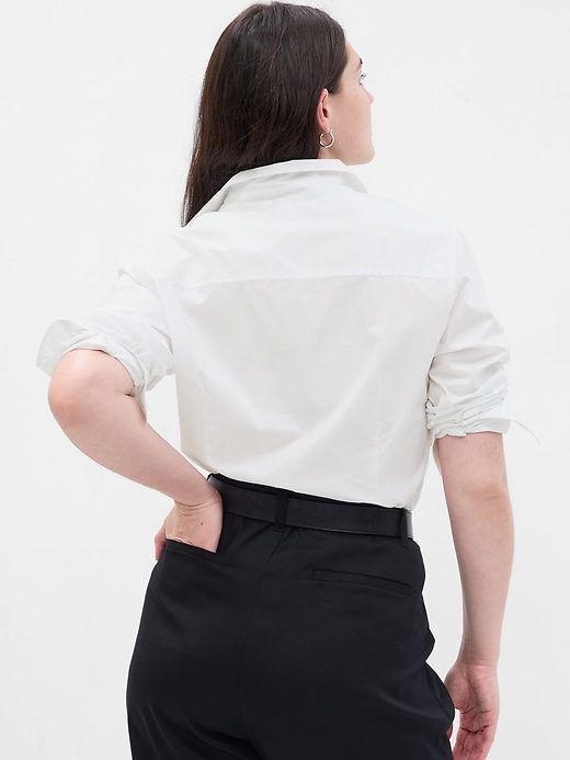 Image number 2 showing, Fitted Cotton Shirt