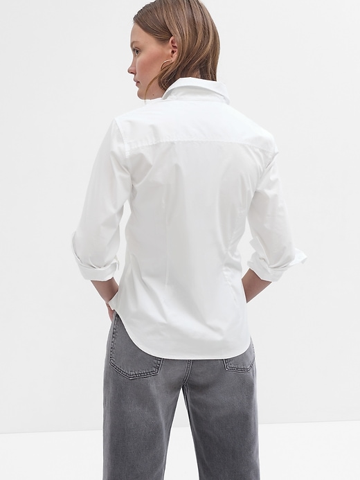 Image number 6 showing, Fitted Cotton Shirt