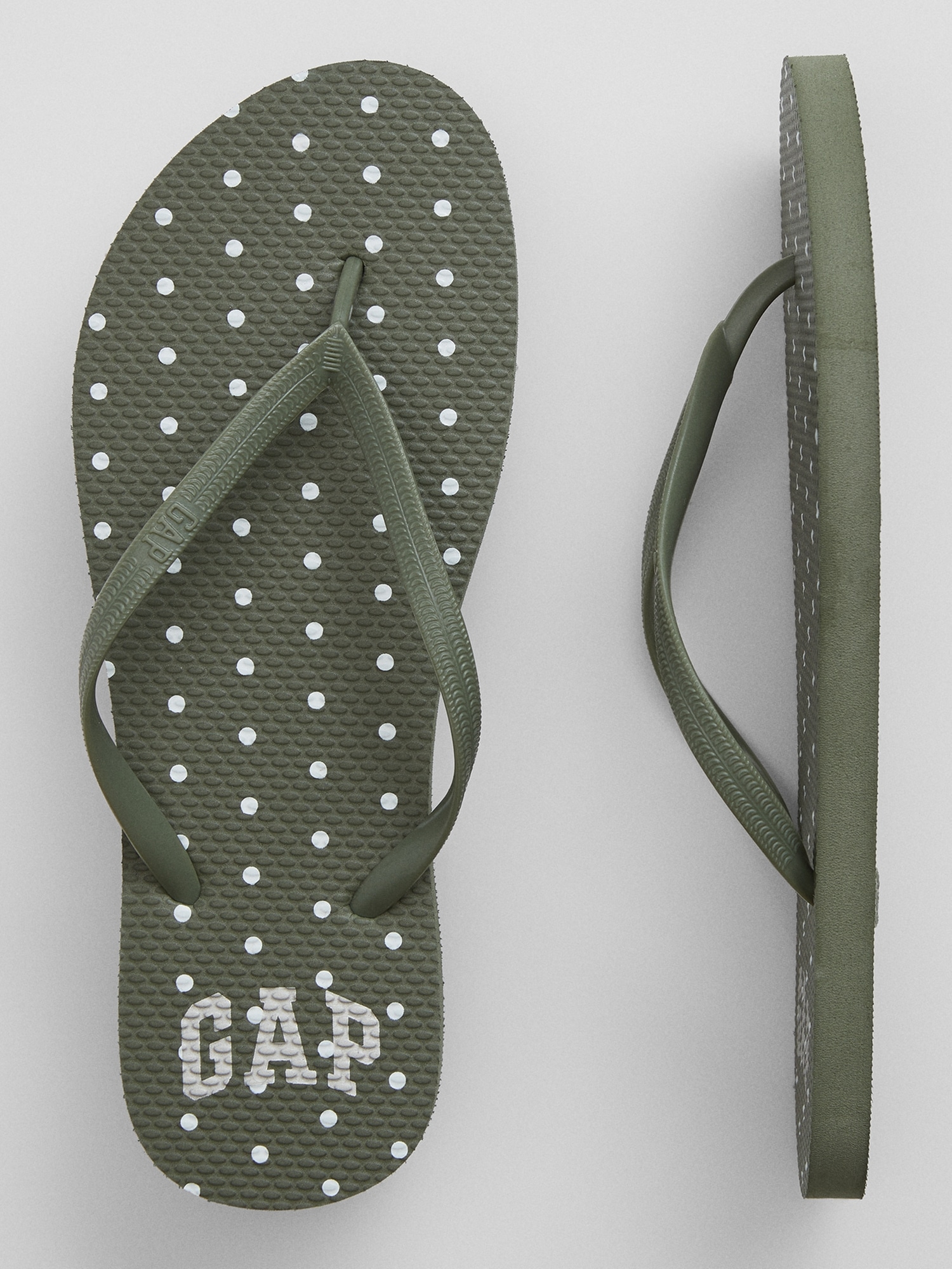 gap rubber flip flops