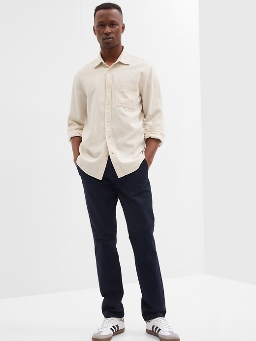 Image number 4 showing, GapFlex Essential Khakis in Skinny Fit