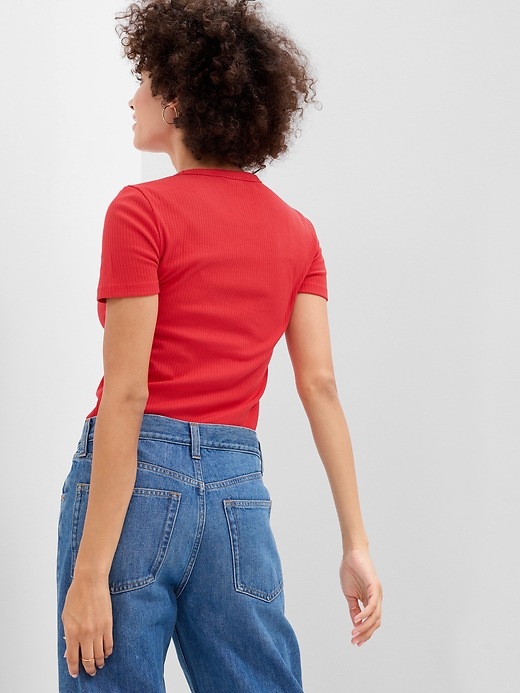Image number 5 showing, Ribbed T-Shirt