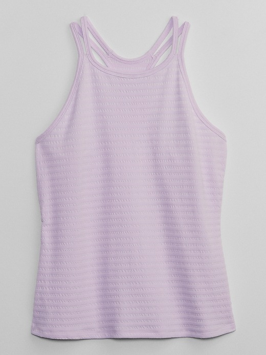 Image number 6 showing, GapFit CoolDry Fitted Smocked Tank Top