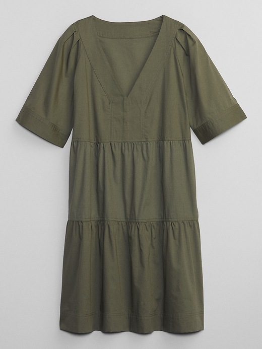 Image number 6 showing, Tiered V-Neck Mini Dress
