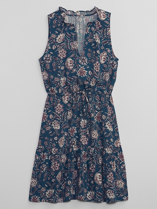 gap sleeveless splitneck mini dress Sleeveless Splitneck Mini Dress
