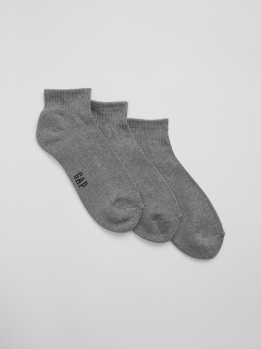 View large product image 1 of 1. Quarter Crew Socks (3-Pack)