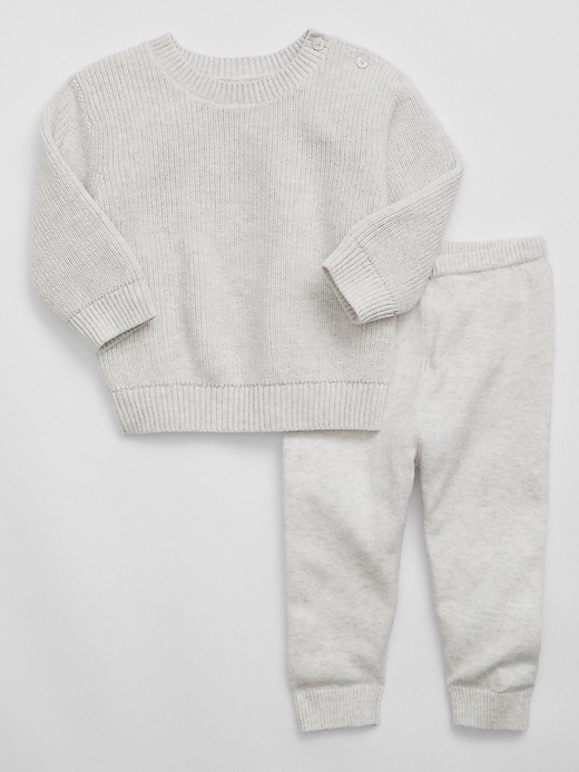 View large product image 1 of 3. Baby Two-Piece Sweater Outfit Set