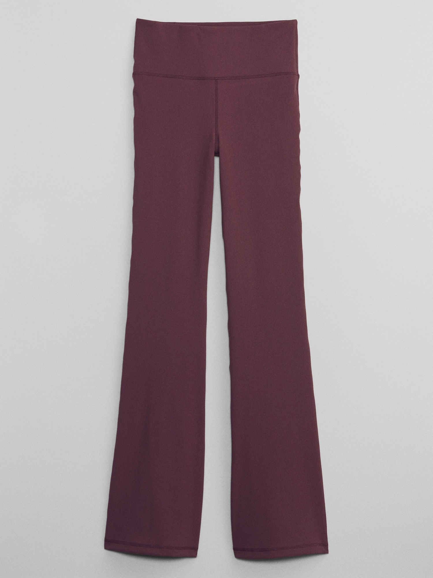 GapFit Sky High Studio Ribbed Flare Leggings Gap Factory
