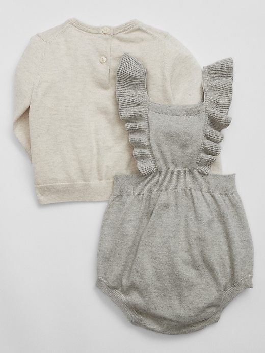 Image number 2 showing, Baby Two-Piece Sweater Outfit Set