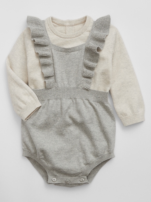 Image number 3 showing, Baby Two-Piece Sweater Outfit Set