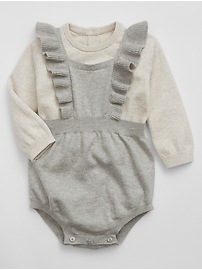View large product image 3 of 3. Baby Two-Piece Sweater Outfit Set
