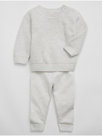 View large product image 3 of 3. Baby Two-Piece Sweater Outfit Set