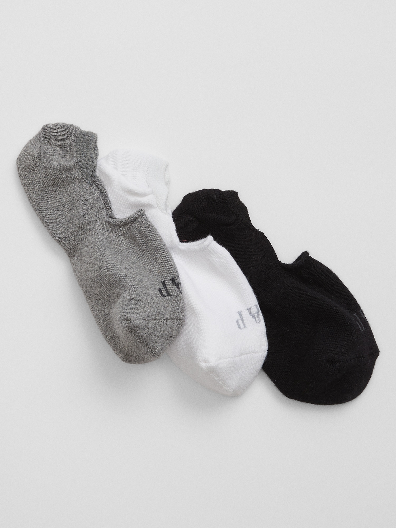 Gap Logo No-Show Socks (3-Pack) - Multi