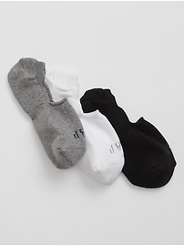 Image number 1 showing, Gap Logo No-Show Socks (3-Pack)