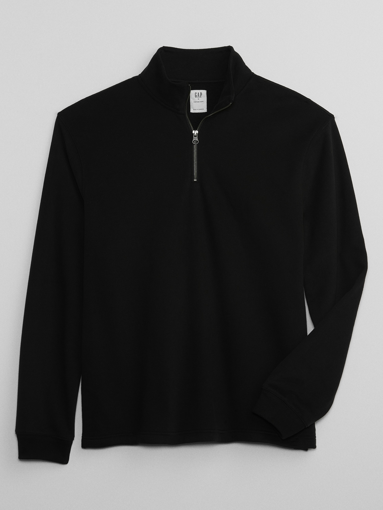 Relaxed Vintage Soft Quarter Zip Sweatshirt Gap Factory