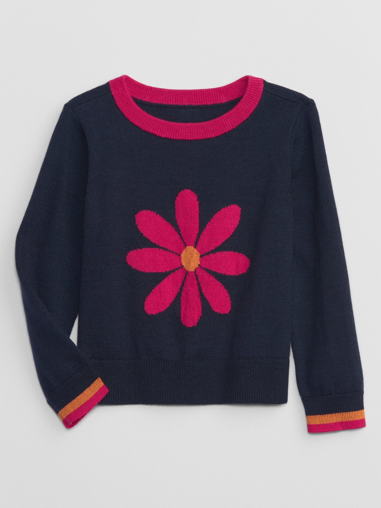 babyGap Flower Intarsia Sweater