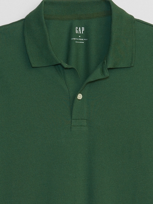 Image number 4 showing, Stretch Pique Polo Shirt