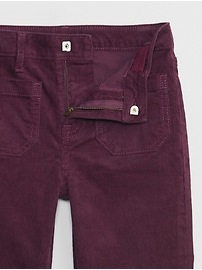 View large product image 3 of 3. Kids High Rise '70s Flare Corduroy Pants with Washwell