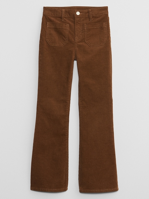 View large product image 1 of 3. Kids High Rise '70s Flare Corduroy Pants with Washwell