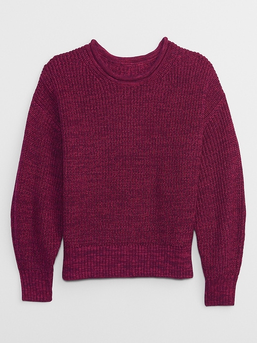 Image number 4 showing, Relaxed Shaker-Stitch Sweater