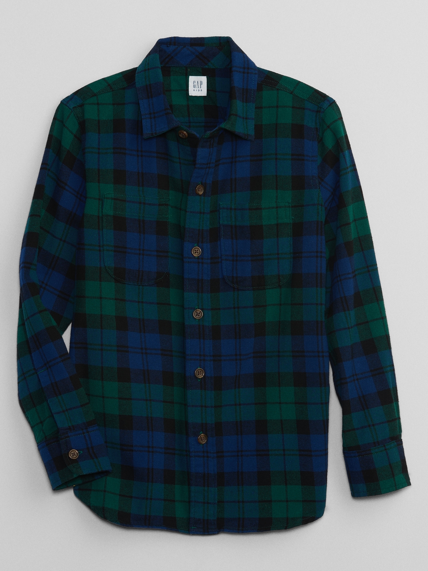 Kids Plaid Flannel Shirt | Gap Factory