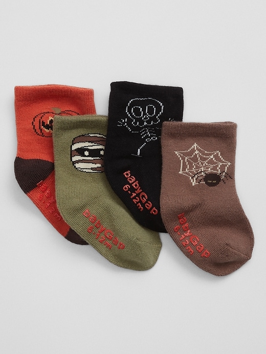 View large product image 1 of 1. babyGap Halloween Crew Socks (4-Pack)