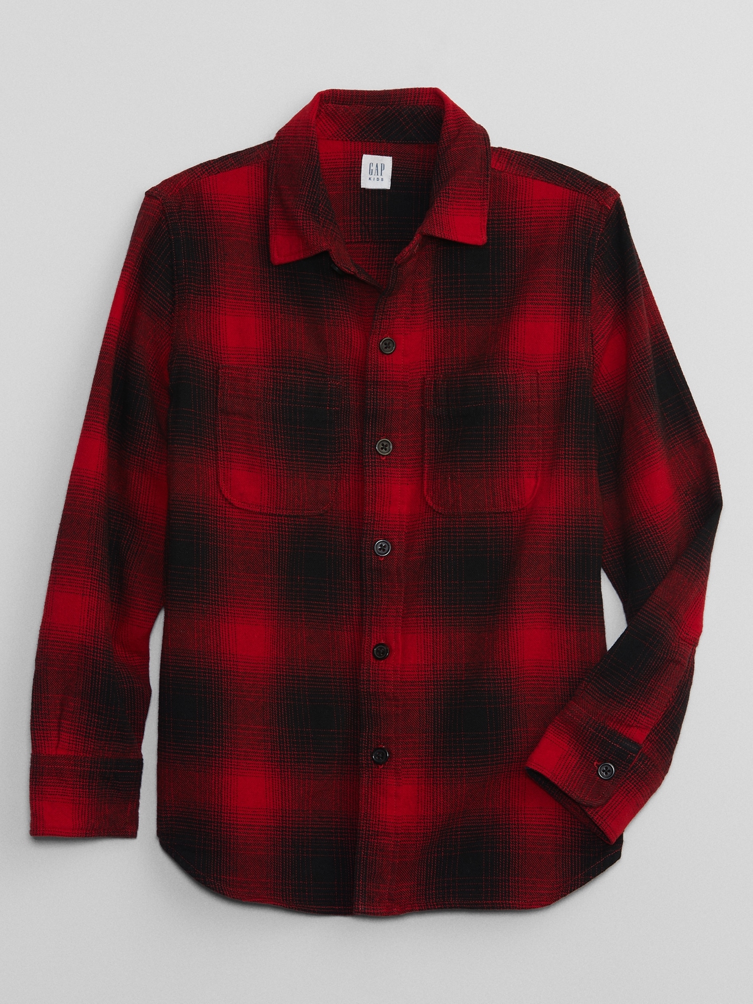 Kids Plaid Flannel Shirt | Gap Factory