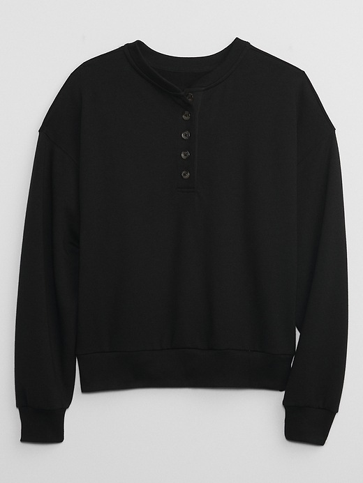 シンゾーン　MILITARY HENLEY PULLOVER BLACK Shinzone MILITARY HENLEY PULLOVER シンゾーン ミリタリー