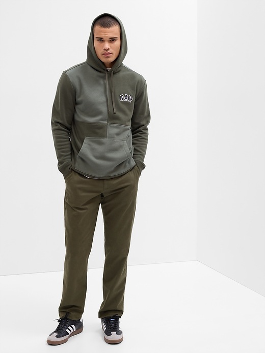Image number 1 showing, GapFlex Essential Khakis in Straight Fit with Washwell