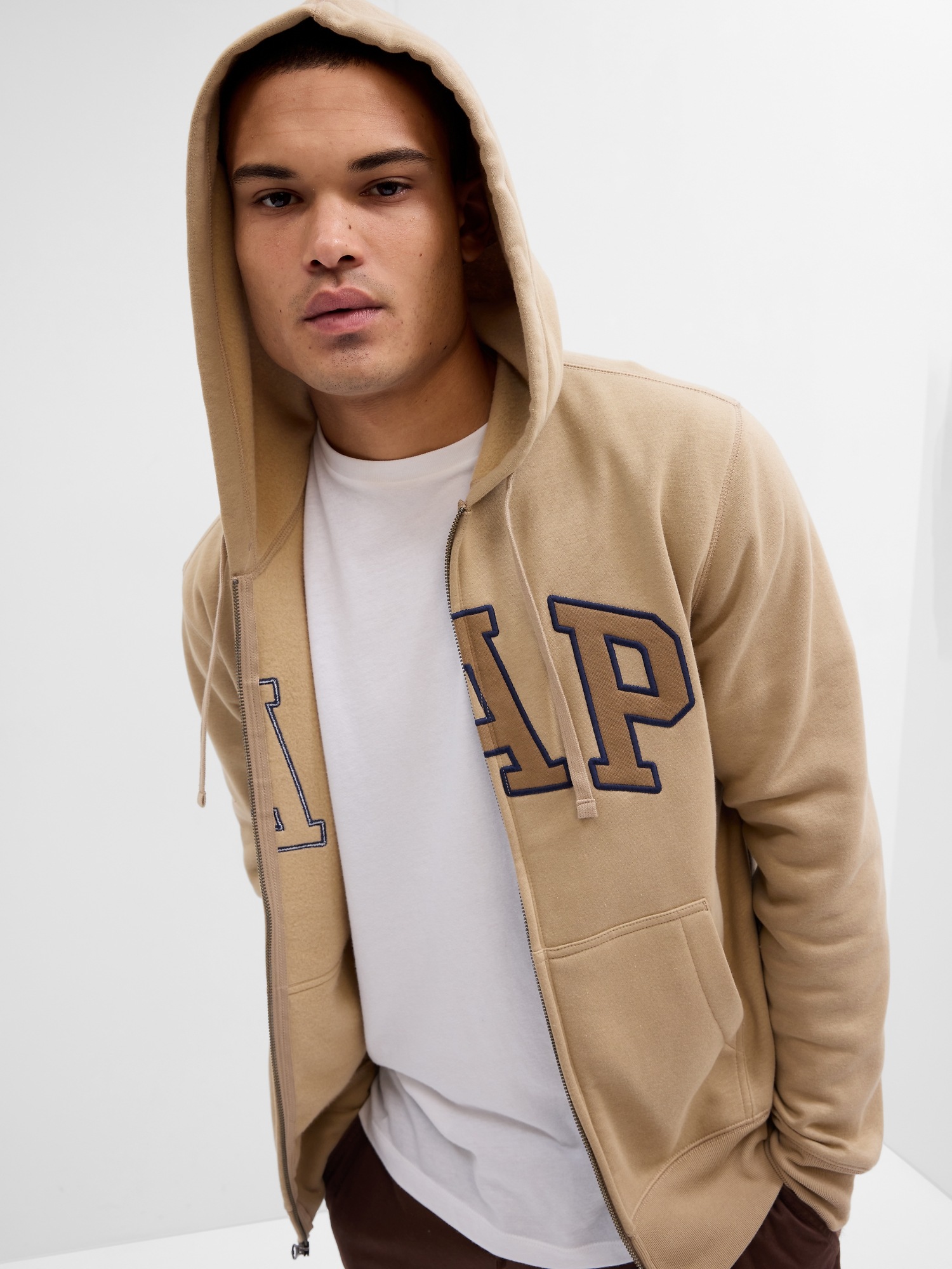 Gap Logo Zip Hoodie