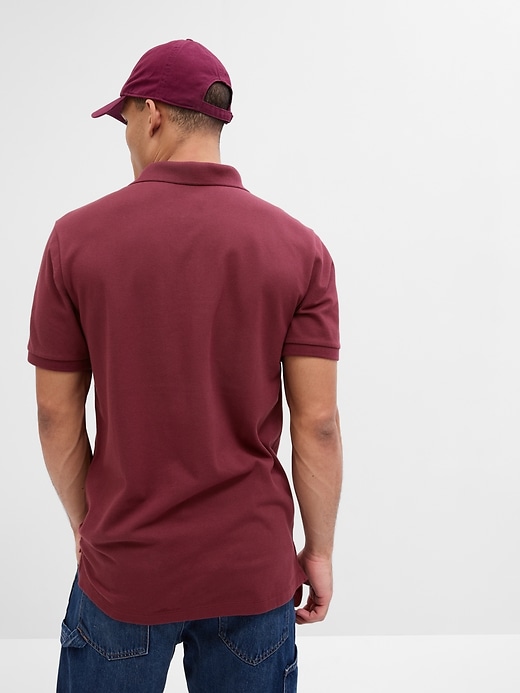 Image number 2 showing, Colorblock Stretch Pique Polo Shirt