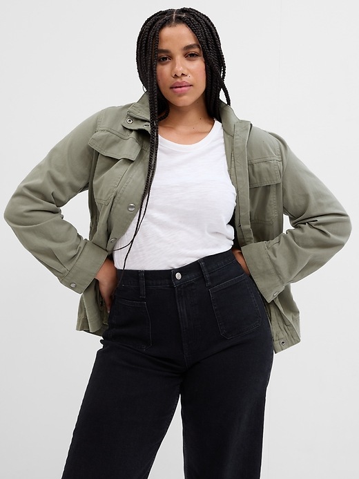 Image number 6 showing, Canvas Utility Jacket