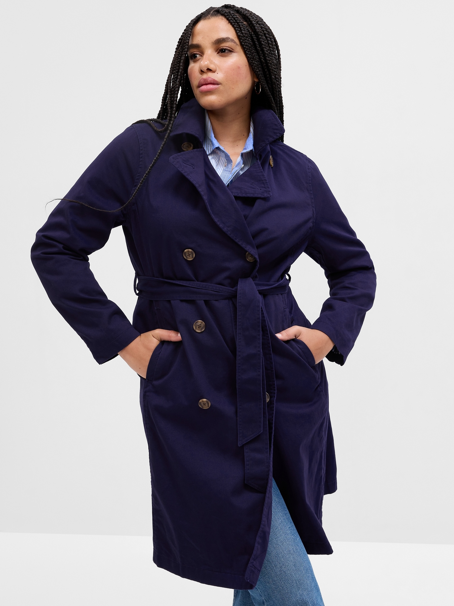 Gap Factory Women's Modern Trench Coat