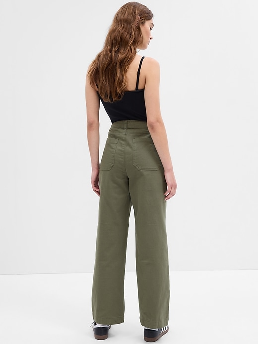 Image number 2 showing, Mid Rise Loose Khakis