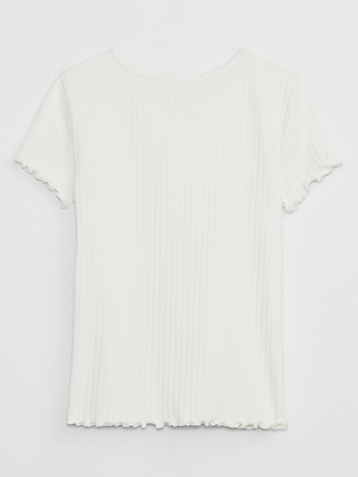 View large product image 2 of 2. Kids Ribbed T-Shirt