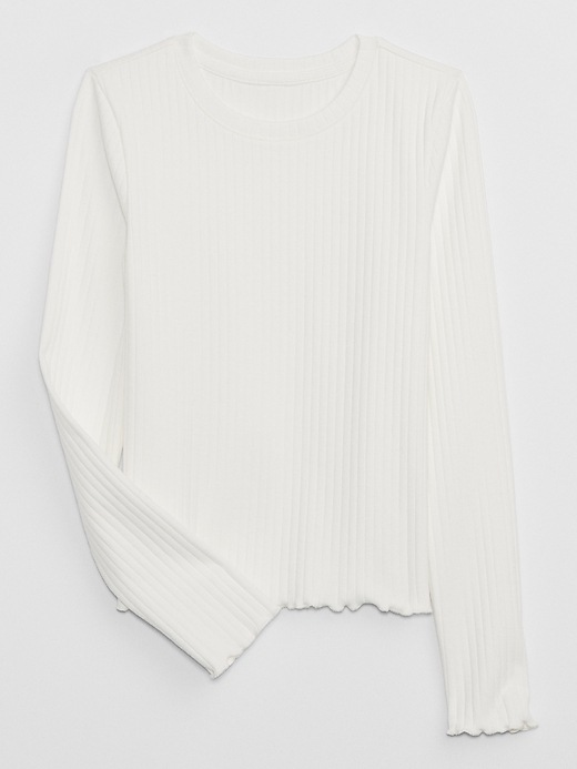 View large product image 1 of 2. Kids Ribbed T-Shirt