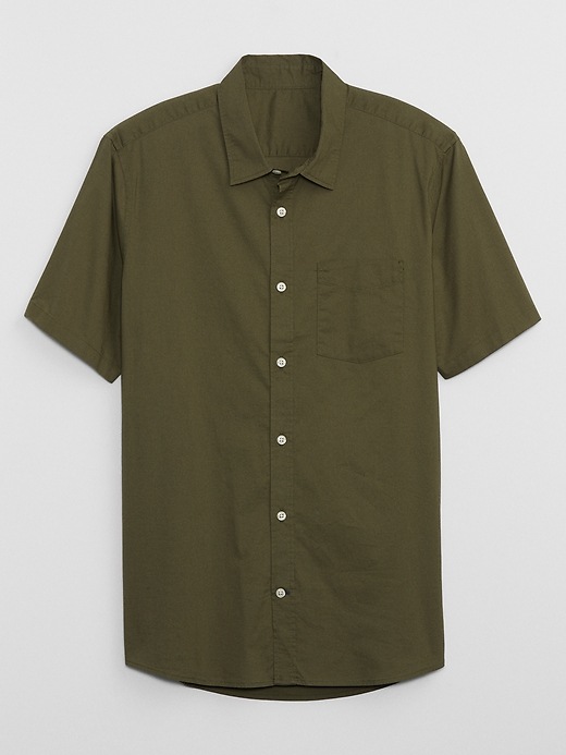 Image number 6 showing, Stretch Poplin Shirt in Slim Fit