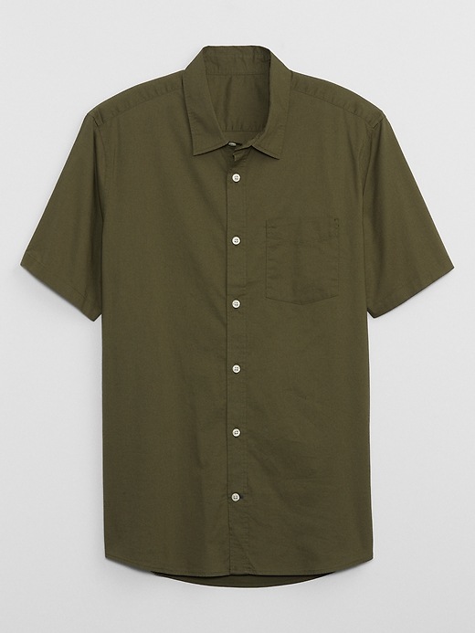 Image number 3 showing, Stretch Poplin Shirt in Slim Fit