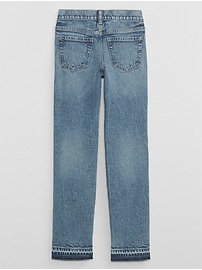 View large product image 6 of 7. Kids Mid Rise Straight Jeans with Washwell