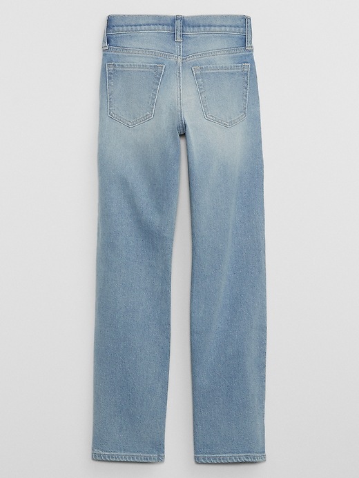 Image number 2 showing, Kids Mid Rise Straight Jeans